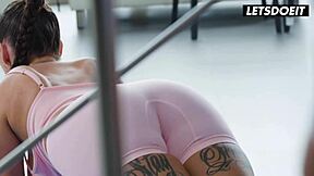 Cum Hungry Stepmom Pounds Big Dick Coach Hard!