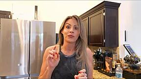 Why share a bed with stepmom Coco Vandi without her big tits tempting you?