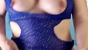 i'm mesmerized by this spanish milf's enormous throbbing clitoris up close