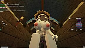 wet whore shakes ass bent over for rough doggy and anal ride