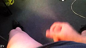 A solo girl gets very horny and teases herself slowly.