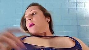 i'm mesmerized by this spanish milf's enormous throbbing clitoris up close