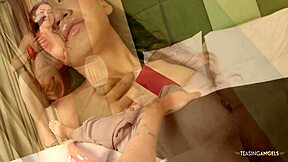 i spread my shaved asian pussy wide begging for deep plowing