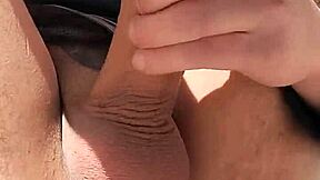 amateur strokes monster cock closeup outdoors riskin new neighbors seein public handjob orgasm