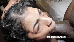 phat booty meets deep throat swallower kupkake in ghetto hood reality