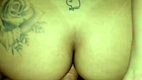 amateur brazilian tattoo slut swallows cock deep in her tight anal hole