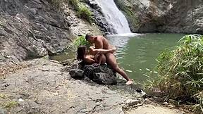 Mysterious Model Aisha Ferrari Caught Fucked by Soldier Outdoors Near Playa El Carmen
