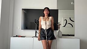 whoa my tongue slipped in this argentinian milf melis bunny's perfect rimjob...