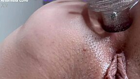 Italian milf artemisia love toys her hairy pussy and asshole up close