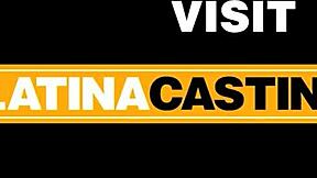 big ass latina teen's tight pussy stretched doggystyle in homemade casting?