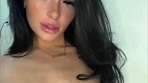 american exchange student teases with solo toy fun