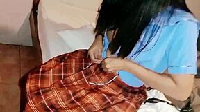 i moan loud as construction boy rams my pinay teen student pussy so deep and rough