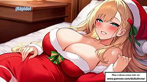 Seductive Santa Femdom JOI Fucks You Dry in Spanish Voice Assaults