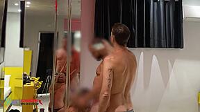 Blonde Brazilian MILF Kisses BBC Ignoring Cuckold Husband