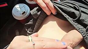 driftwood's monster cock throbs as barefoot kontessa strokes it beachside??