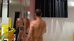 Blonde Brazilian MILF Kisses BBC Ignoring Cuckold Husband