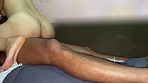 i gave the black guy a taste and got a hot cumshot in my mouth for new year