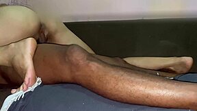 i gave the black guy a taste and got a hot cumshot in my mouth for new year