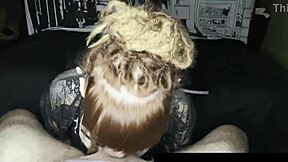 i crave big cock facefucking my goth cosplay