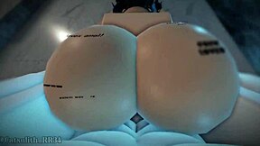 shy big ass girl bends over for rough doggystyle pounding and tit bouncing ride