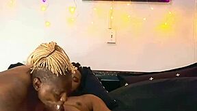 she handles deepthroat action right before the facial moment hits