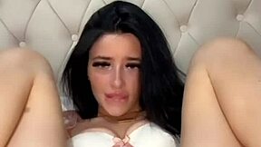 american exchange student teases with solo toy fun