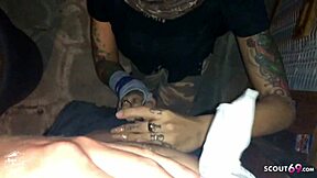 GERMAN PARTY SLUT GETS PUSSY LICKED BY STRANGERS IN CLUB OUTDOOR PUBLIC FUN