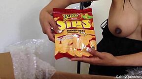 damn gabby quinteros teases her huge tits big ass and wet pussy 😍🔥