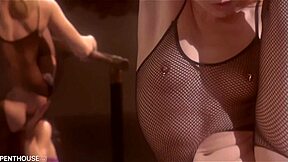 penthousegold ballet warms up to brunette ballerina fingering and pussy licking frenzy