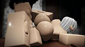 I submit completely as boss rides my cock doggystyle bent over creampie in office game