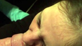 tipsy petite girlfriend deepthroats hungrily