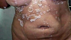 Big Tits Latina Mom Squirts in Bathroom Creampie Doggystyle