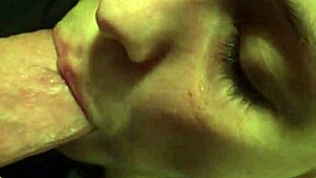 tipsy petite girlfriend deepthroats hungrily