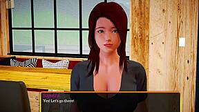 new family game escalates redhead big ass big tits small tits showdown