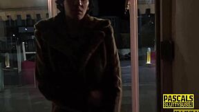 tied up blindfolded milf gets fingered by dom