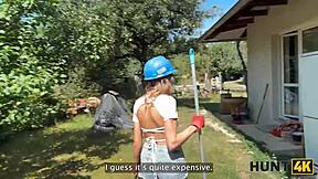 i fuck old hunter hard for annual salary in public hunt4k