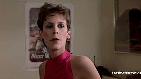 Jamie Lee Curtis bares big tits in steamy trading places sex scene