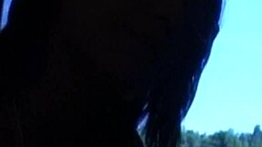 Beautiful Milf Teases Young Stud's Cockhead with Her Tongue