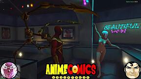 Spider-Man Pounds Prostitute with Monster Cock in Comic Fuck