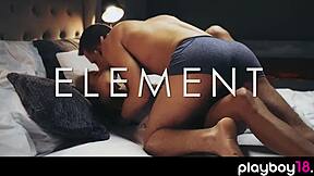 Skinny Colombian Babe's Nice Natural Tits Bounce Wildly as She Fucks Lover Hard!