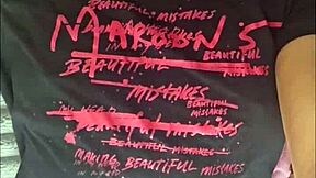 Muscular Ebony with Fat Pierced Pussy Lips Fingers Clit to Intense Orgasm