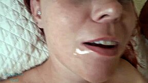 Redhead Neighbor Bent Over for Extreme Face Fucking Deepthroat