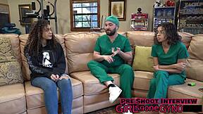 Who's ready for mara luv's backstage shaved pussy closeup in latex gloves?