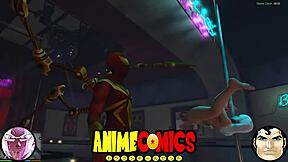 Spider-Man Pounds Prostitute with Monster Cock in Comic Fuck