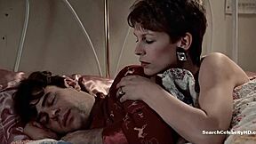 Jamie Lee Curtis bares big tits in steamy trading places sex scene