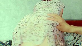 stepbrother spanked me hard after seeing my short dress ride up