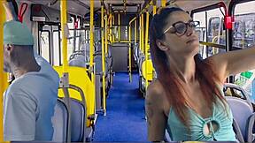 Hey, watch this student get groped and fucked on public bus?
