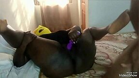 my african ebony diamond bends over in bathroom begging for deep doggystyle pounding