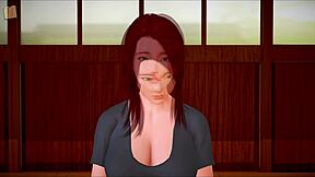 new family game escalates redhead big ass big tits small tits showdown