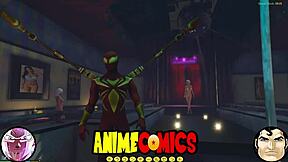 Spider-Man Pounds Prostitute with Monster Cock in Comic Fuck